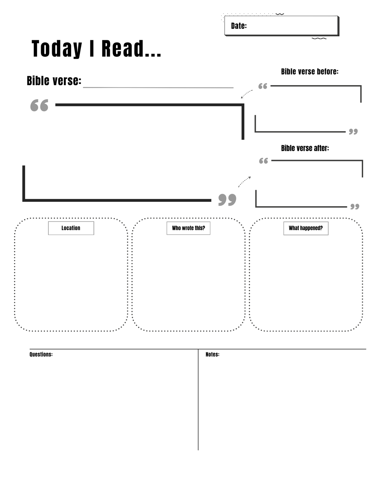 Bible Verse Mapping Digital/Printable Download