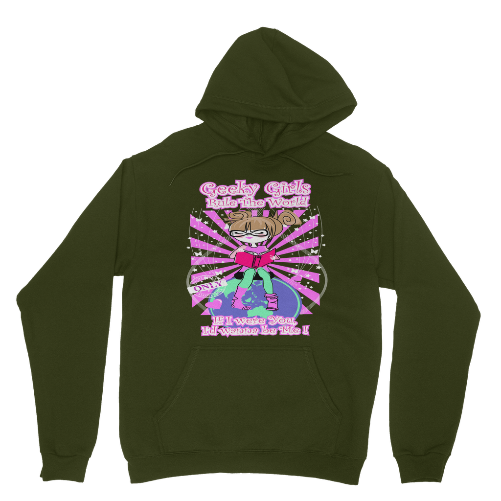 Geeky Girls Rule the World - Maryland Classic Adult Hoodie