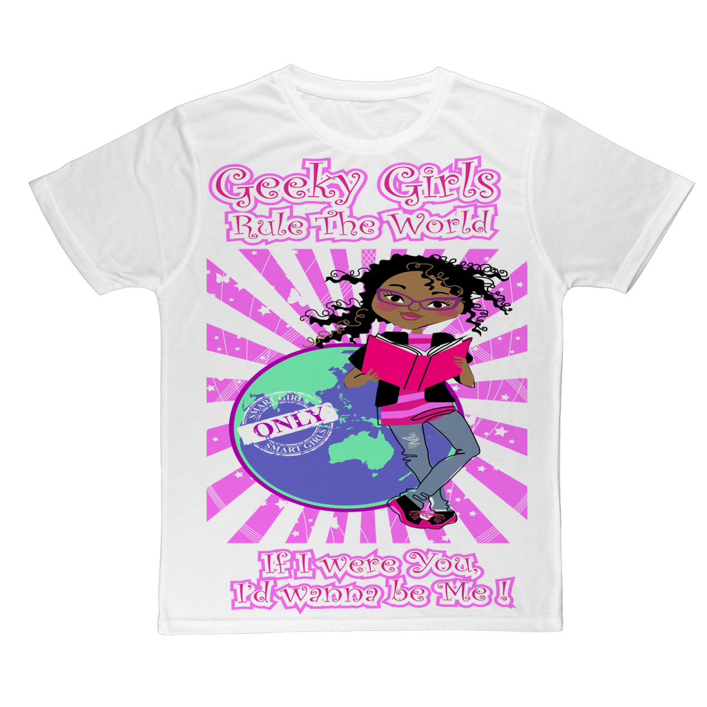 Geeky Girls Rule the World - Morgan Classic Adult T-Shirt