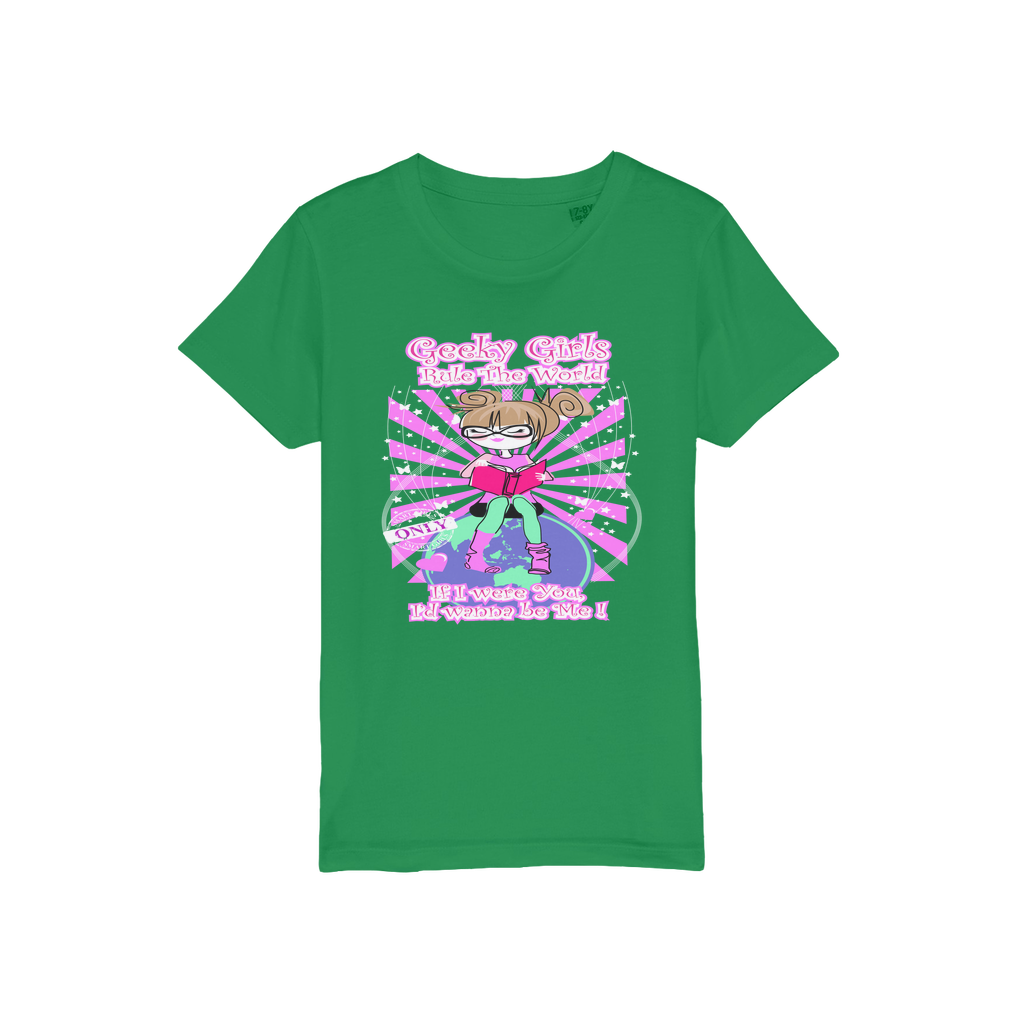 Geeky Girls Rule the World - Maryland Organic Jersey Kids T-Shirt
