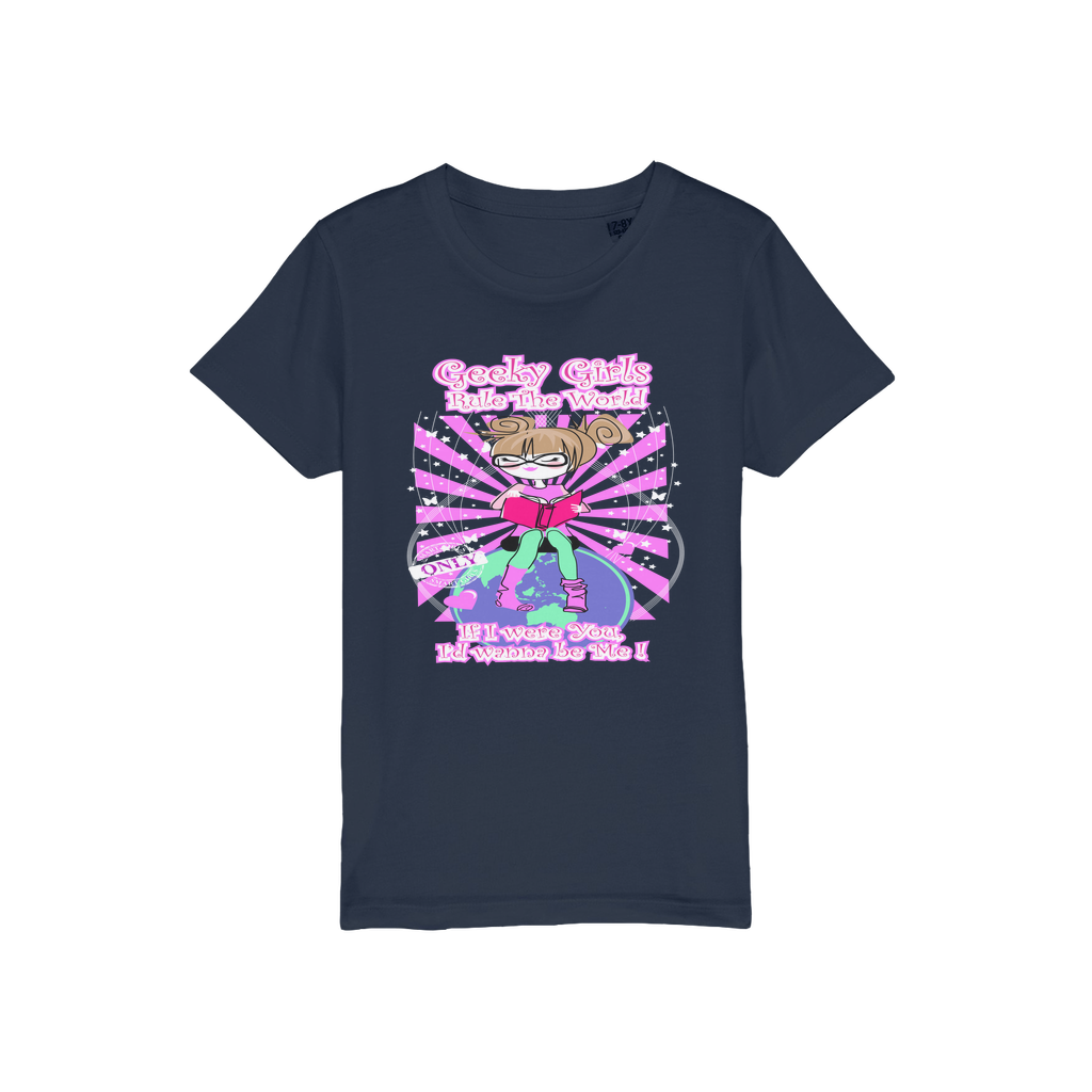 Geeky Girls Rule the World - Maryland Organic Jersey Kids T-Shirt