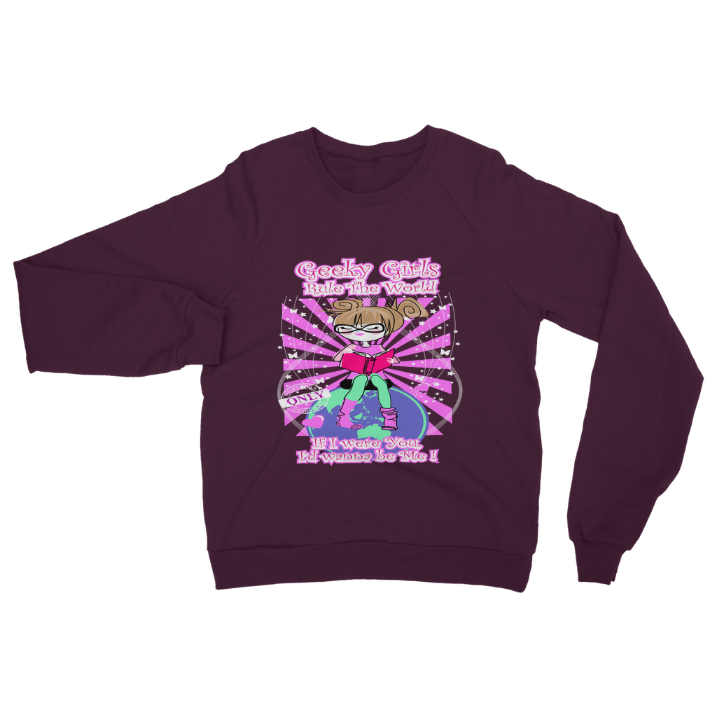 Geeky Girls Rule the World - Maryland Classic Adult Sweatshirt