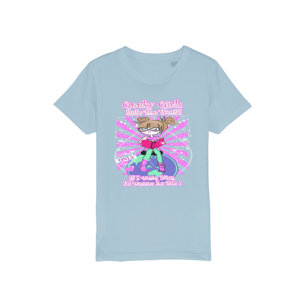 Geeky Girls Rule the World - Maryland Organic Jersey Kids T-Shirt