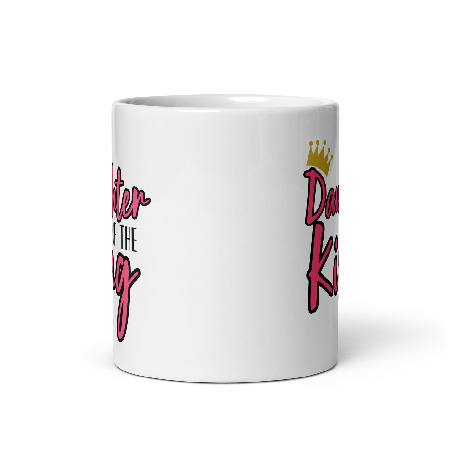 Daughter of the King Bold Mug - Geeky Girls Journal