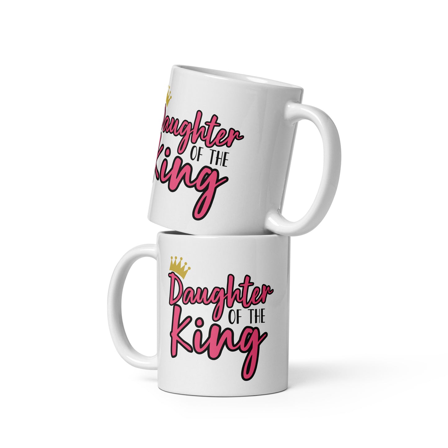 Daughter of the King Bold Mug - Geeky Girls Journal