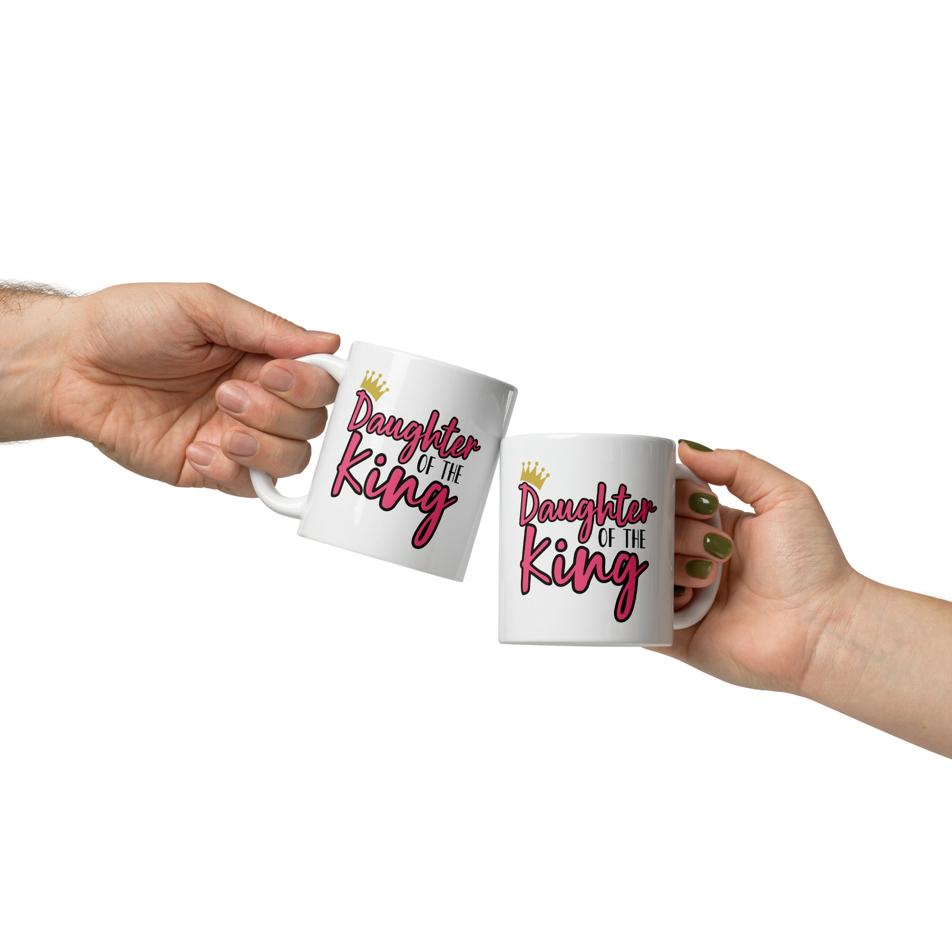 Daughter of the King Bold Mug - Geeky Girls Journal