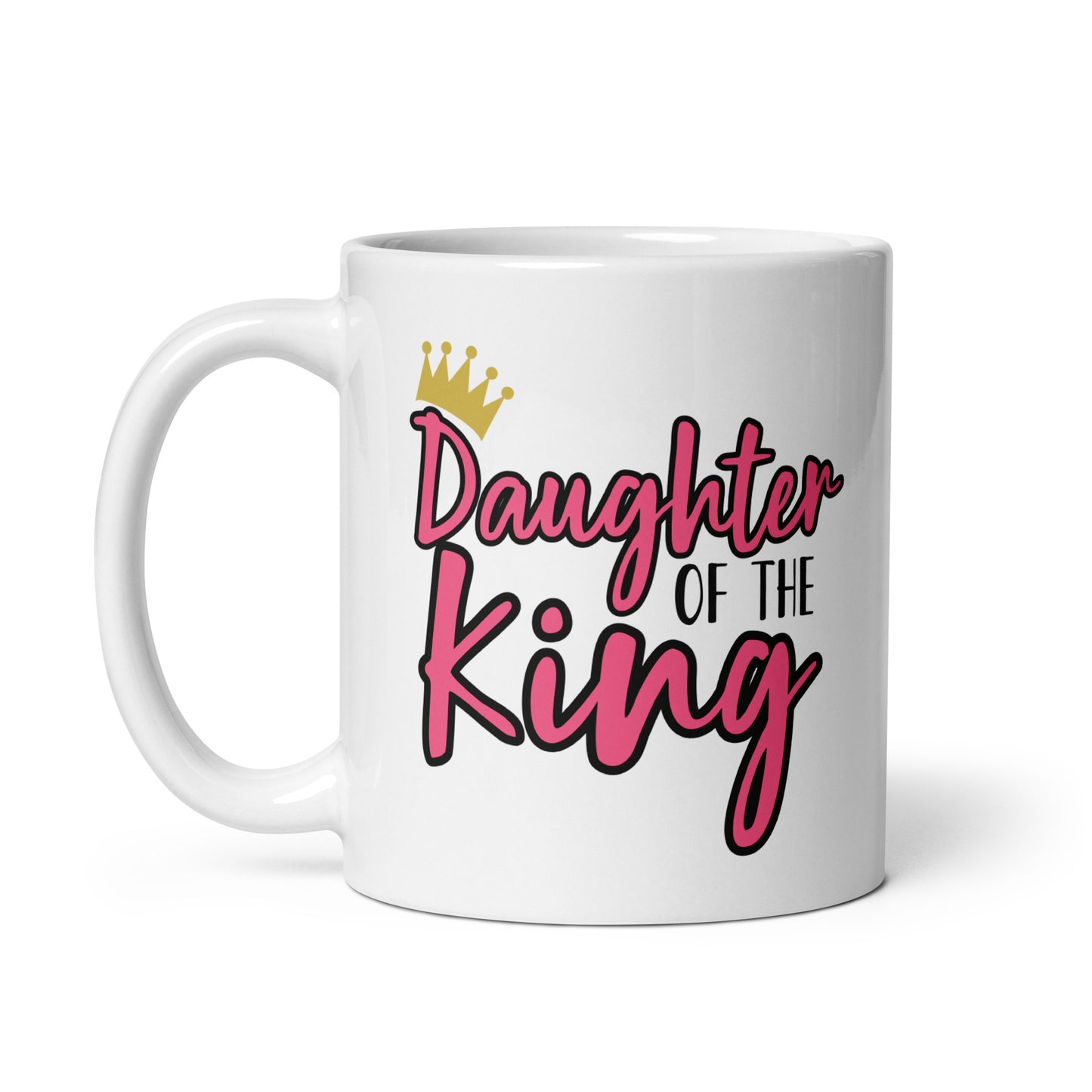 Daughter of the King Bold Mug - Geeky Girls Journal