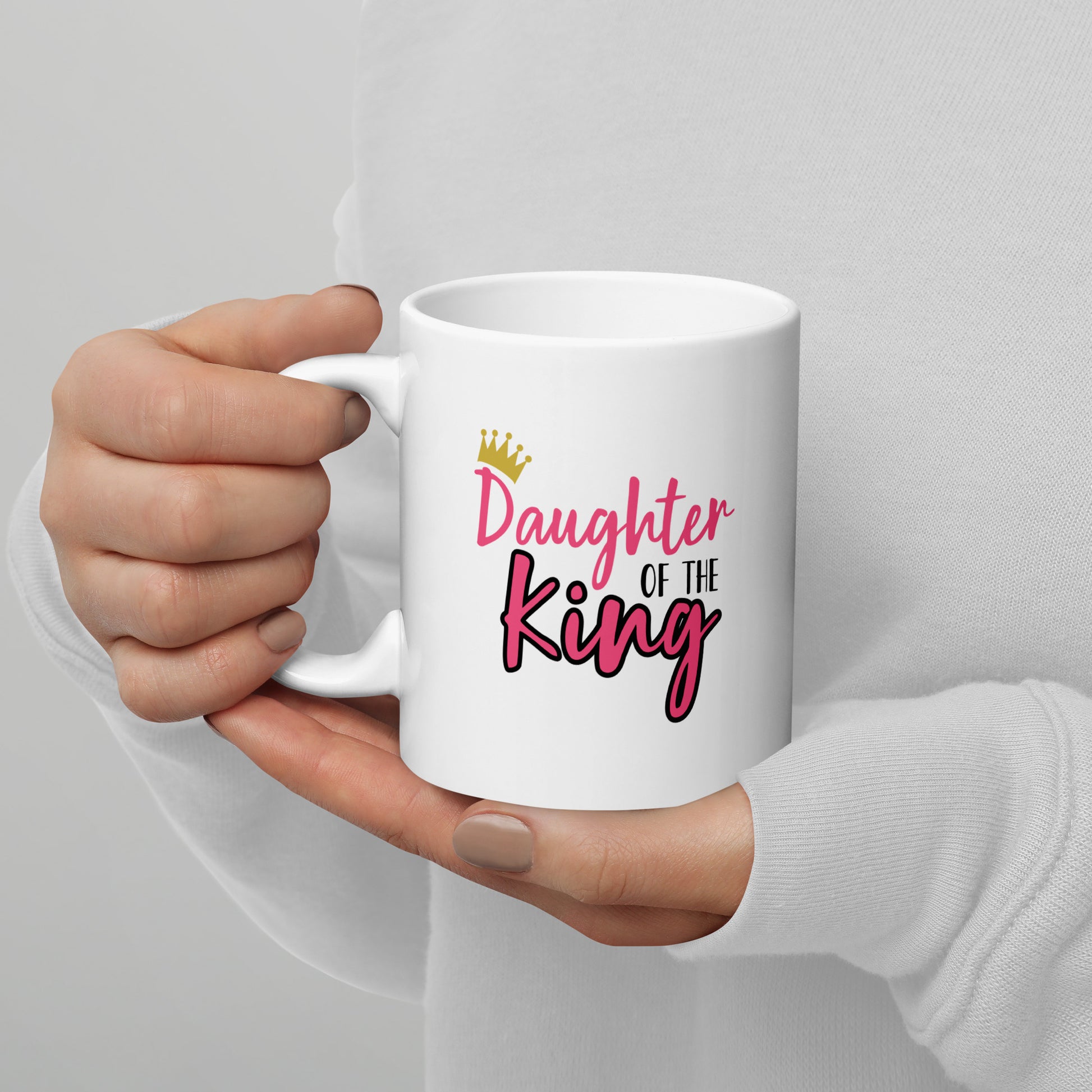 Daughter of the King Light Mug - Geeky Girls Journal
