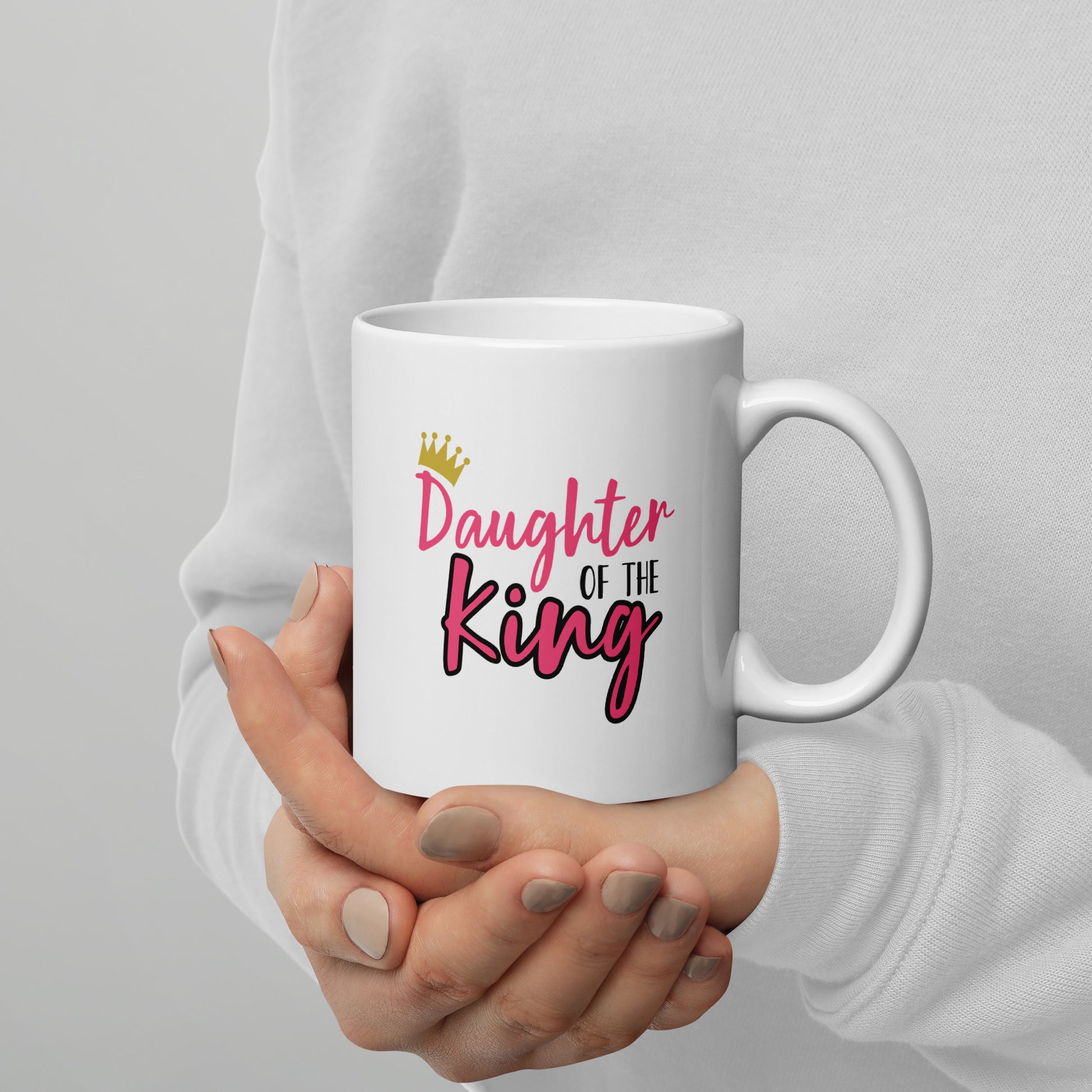 Daughter of the King Light Mug - Geeky Girls Journal