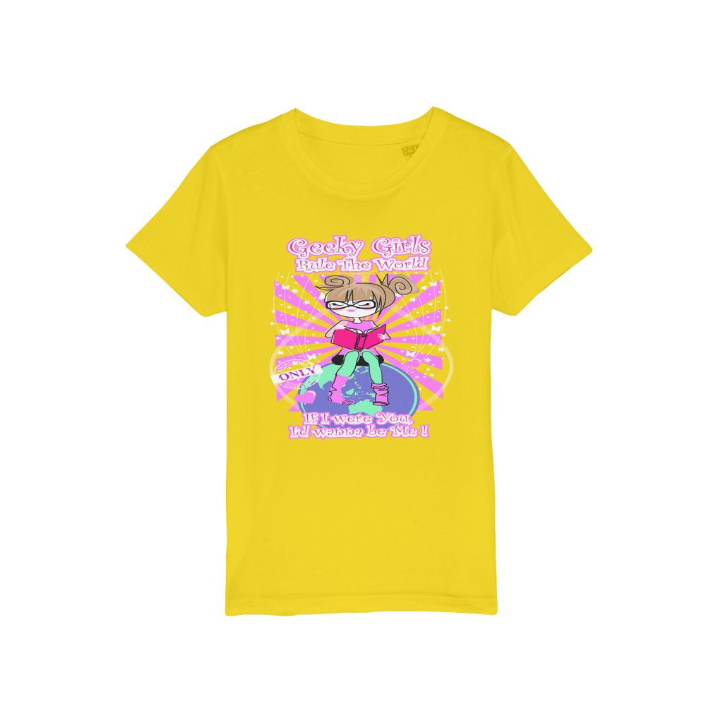 Geeky Girls Rule the World - Maryland Organic Jersey Kids T-Shirt