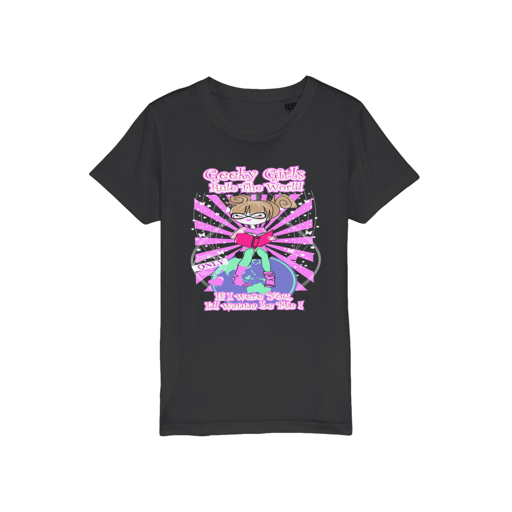 Geeky Girls Rule the World - Maryland Organic Jersey Kids T-Shirt