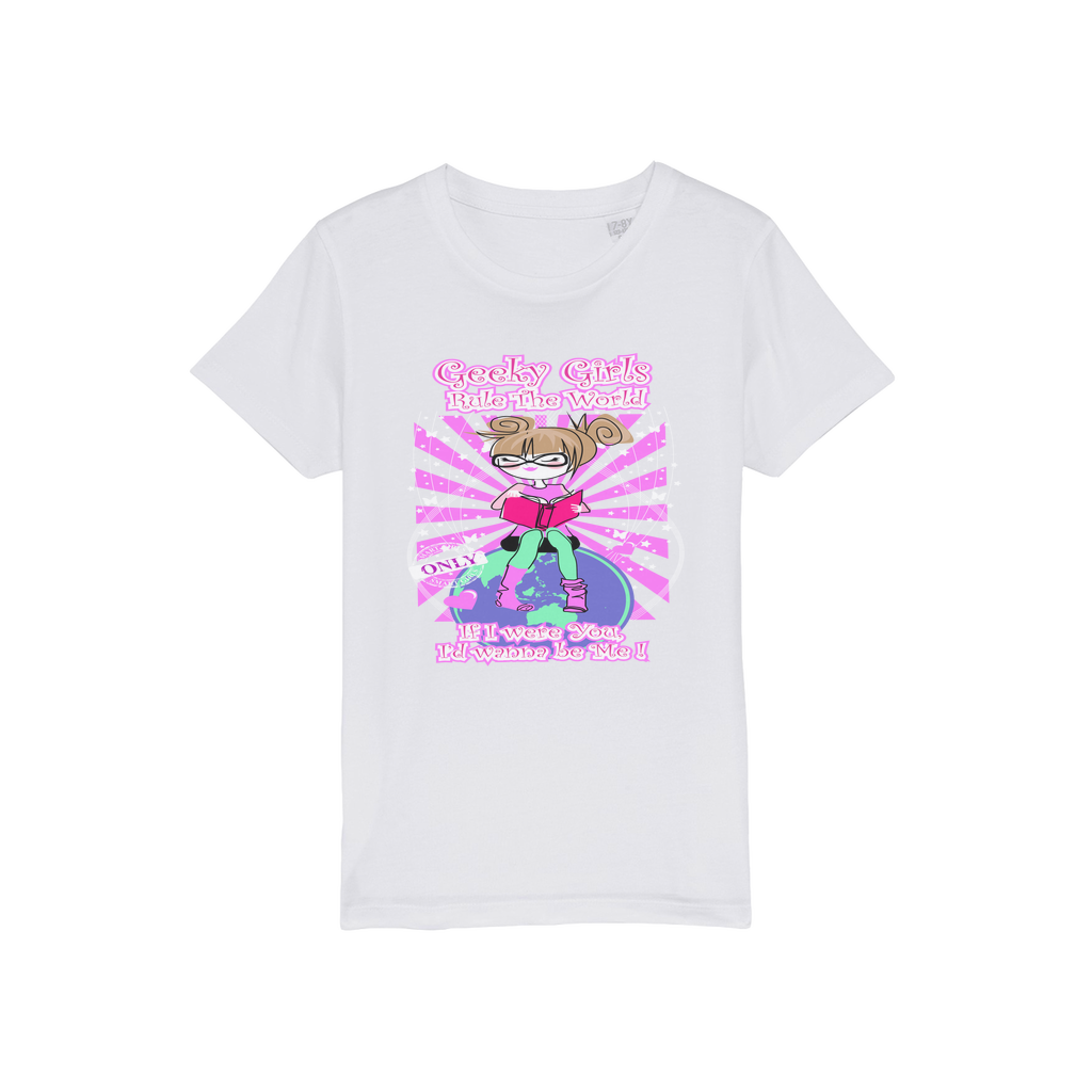 Geeky Girls Rule the World - Maryland Organic Jersey Kids T-Shirt