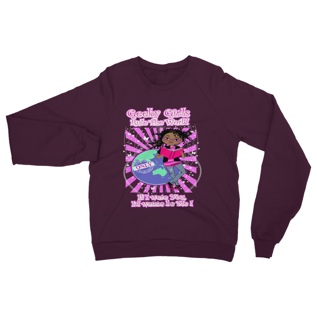 Geeky Girls Rule the World - Morgan Classic Adult Sweatshirt