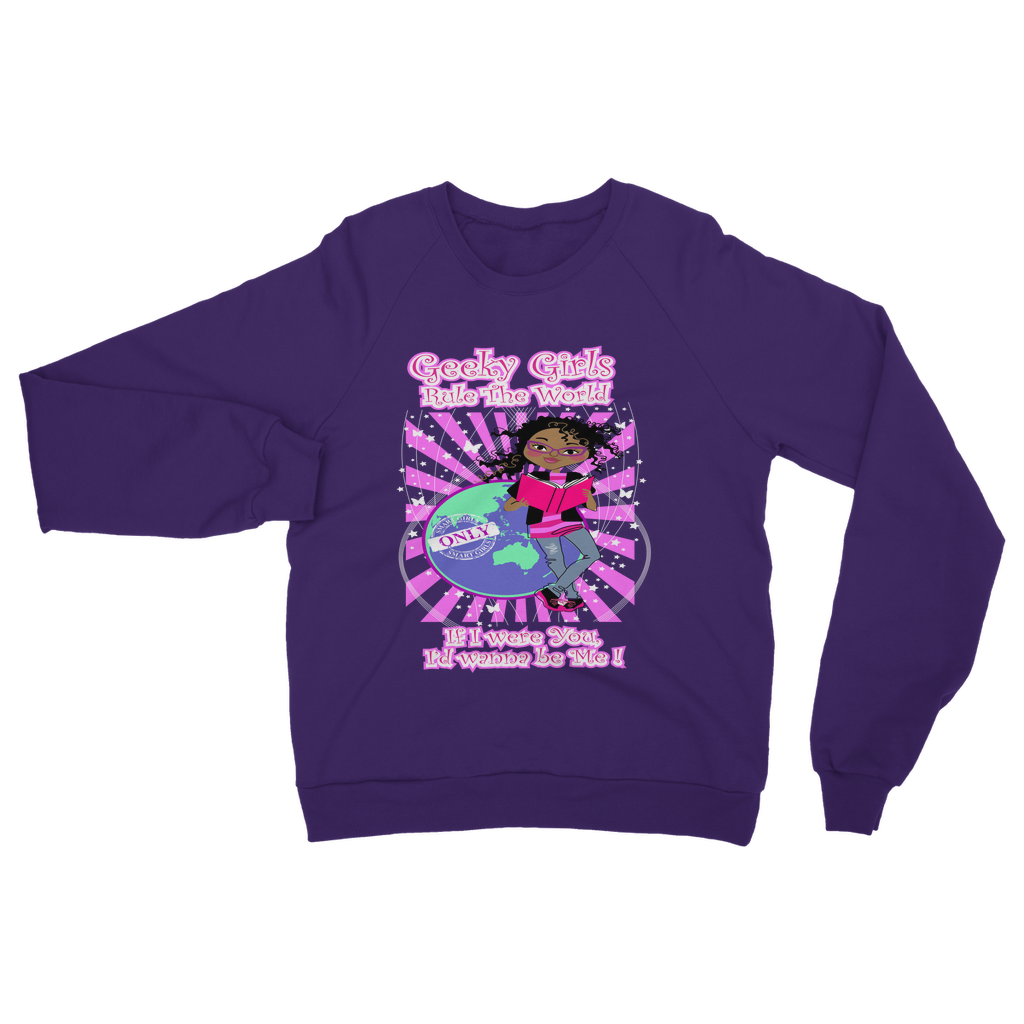 Geeky Girls Rule the World - Morgan Classic Adult Sweatshirt