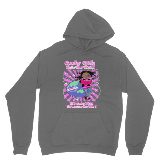 Geeky Girls Rule the World - Morgan Classic Adult Hoodie