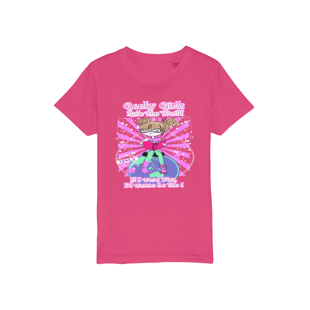 Geeky Girls Rule the World - Maryland Organic Jersey Kids T-Shirt