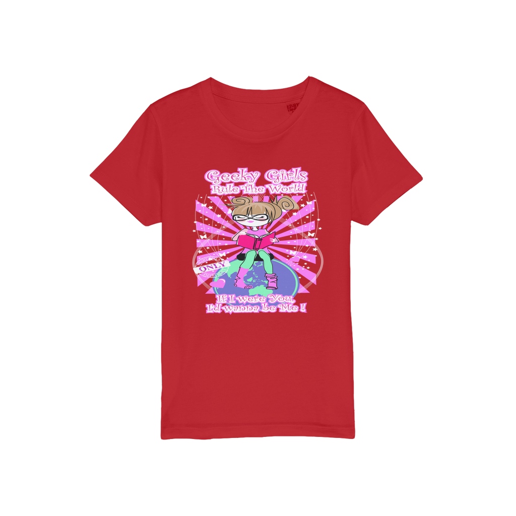 Geeky Girls Rule the World - Maryland Organic Jersey Kids T-Shirt